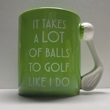Boxer Gifts 10oz Golf Mug "It Takes A Lot Of Balls To Golf Like I Do"