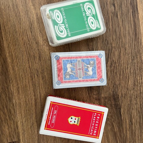 Vintage italian playing cards - vintage,