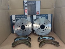 Rear Brake Drums + Brake shoes For Ford Focus MK3 2011-2018