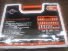 53 Piece Tool Set For Home And