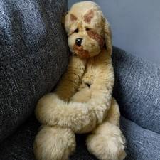 Vintage A T Harper Brown Dog