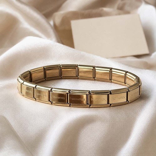 Gold classic charm bracelet - charm, 18