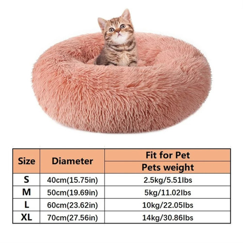 Dog bed donut - soft, round