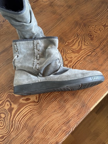 Hotter womens pixie grey suede - hotter,