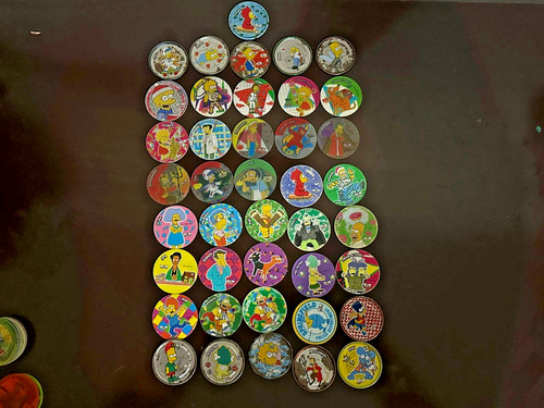 Lot the simpsons tazos - lot,