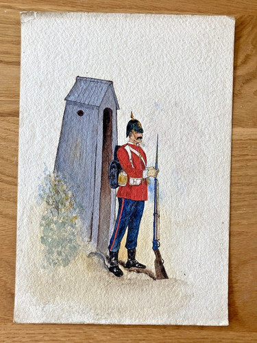 Vintage watercolour 24th south - watercolour,