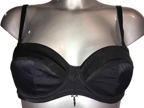 Shapely figures black bra - black,