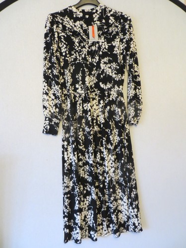 Oasis black floral long dress - floral,