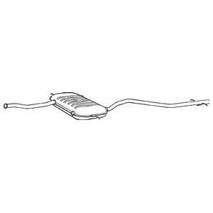 Klarius centre exhaust pipe - klarius, &