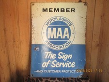 vintage enamel sign