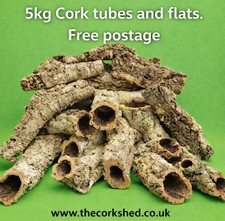 CORK BARK TUBES & FLATS 5KG