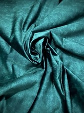 Emerald Green Vintage Velvet Fabric - Soft Feel - Curtain Cushion Upholstery