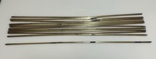 Vintage Brass Stair Carpet Rods 60cm X 12 -   Need Reworking As Some Are Warped.