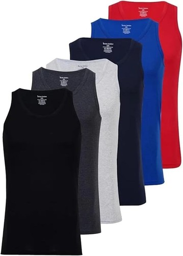 Mens white vest - x,