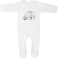 'Police Dog Van' Baby Romper