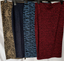 New Whistles Jersey Animal Print Stretchy Midi Tube Skirt sizes XS- S--6-8