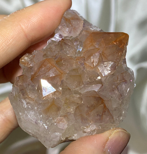 Very rare glassy red amethyst - rare,
