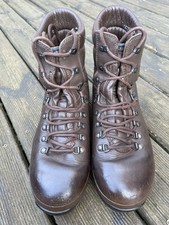 Altberg Defender Boots 9 M Brown Leather Combat Cadet Uniform Surplus Airsoft