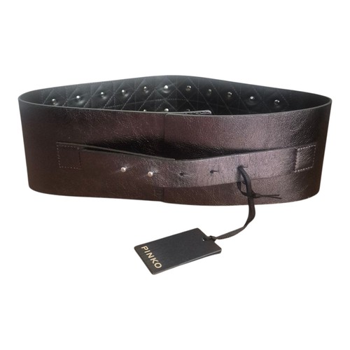 Pinko brown leather studded - pinko,