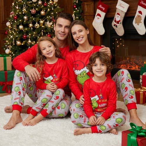 Christmas pyjamas family - christmas,