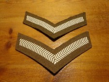British Army Lance Corporal Cloth Stripes x 2