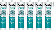 Bond It Decorators Caulk Caulk Mate White 310ml x 6