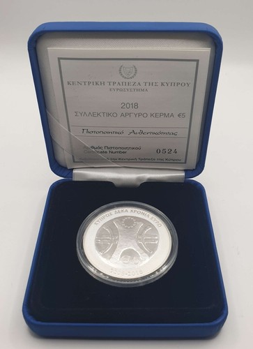 Cyprus 2018 silver proof - 2018,