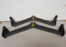 2 x lat pulldown bar/tricep handle attachment for home gym [j335]