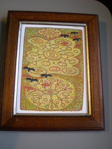 Painting crows over crop - over,