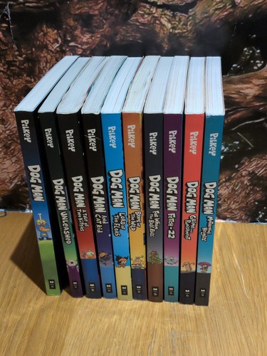 Dog man book bundle x10 - book, dav