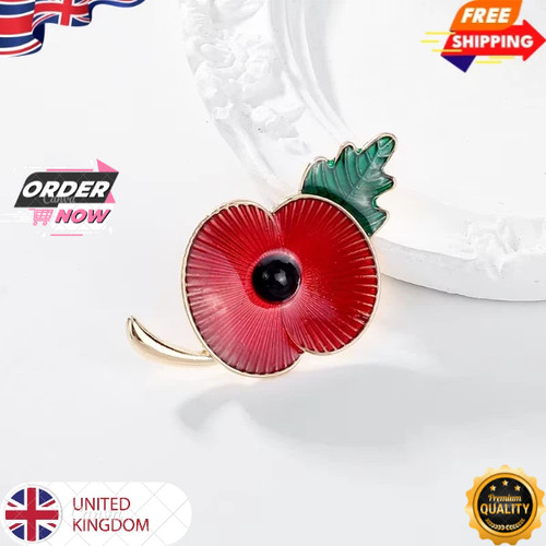 2026 poppy flower pin brooch - flower,