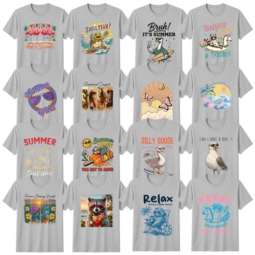 Retro summer beach and ocean - summer,