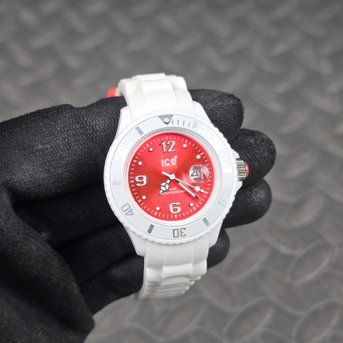 Ice watch white silicone strap - watch,