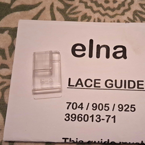 Elna lace guide for - guide,