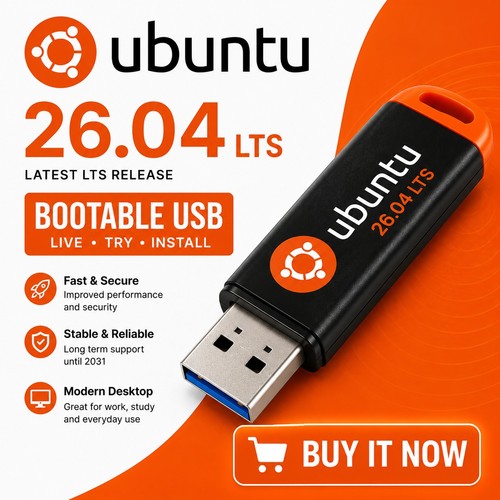 Ubuntu lts bootable usb - ubuntu,