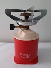 *FOKER MINI CAMPING STOVE SINGLE BURNER MADE IN ITALY WORKING-EXC COND*