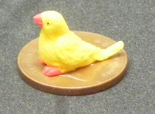 Dolls house yellow bird - dolls,