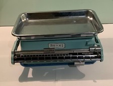 Vintage Royal Beam Scales / Weighing Machine Light Blue