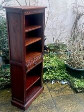 GOOD RARE OAK OLD CHARM BOOKCASE VERY CLEAN COLOUR CODE TUDOUR BROWN WE  DELIVER