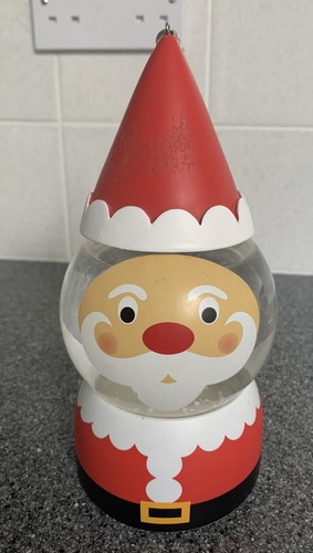 Santa snow globe - m&s,