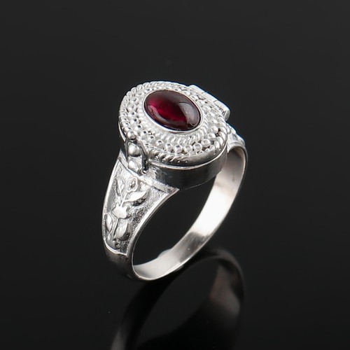 Red onyx ring 925 sterling - onyx,