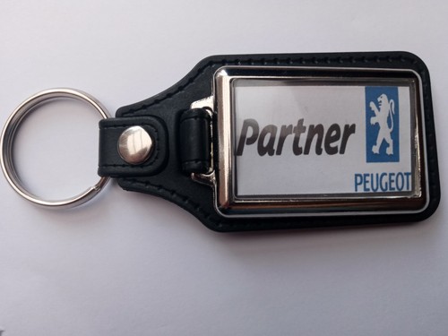 Peugeot partner logo keyring - peugeot,