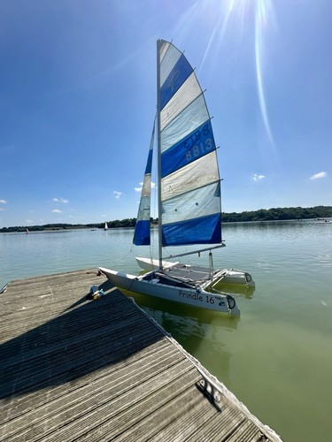 Prindle catamaran sailing - 16,