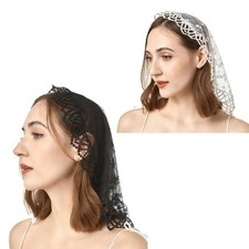 Lace Veil Mantilla Headscarf