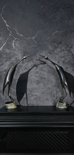 Antique vintage pair - of, water