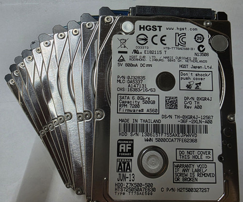 Joblot 10x hgst - joblot,