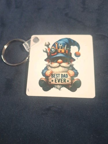 Best dad hand designed keyring - hand,
