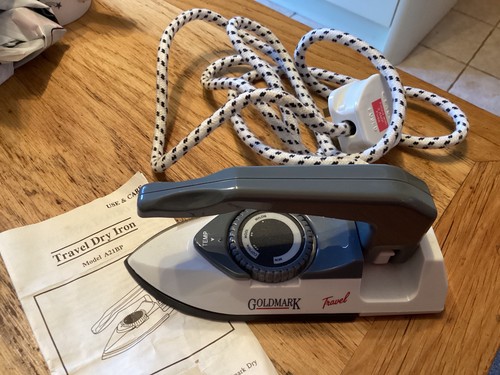 Goldmark folding travel iron - folding,