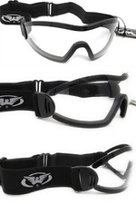New Clear Goggles for Skydiving Freefall Paragliding Aero/Para Sports Free Pouch
