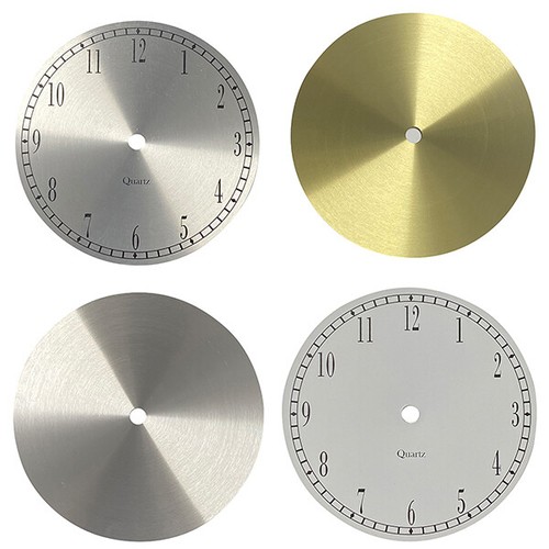 Aluminium round clock dial - clock,